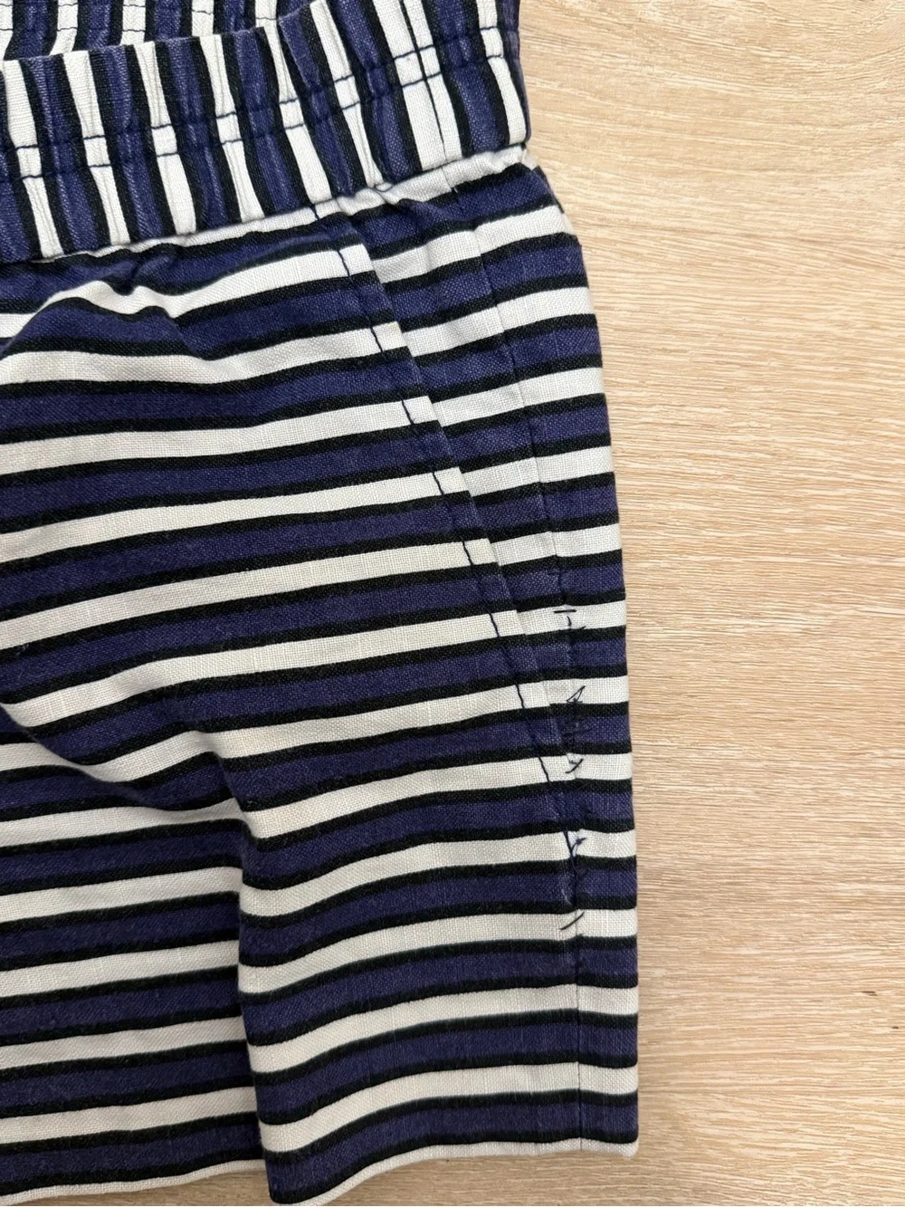 J. Crew Navy and White Striped Women’s Shorts